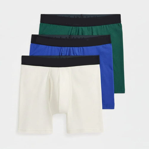 4D-Flex Polo Bear Boxershorts 3er-Pack Stiladel Nevis/Royal/Grün S 