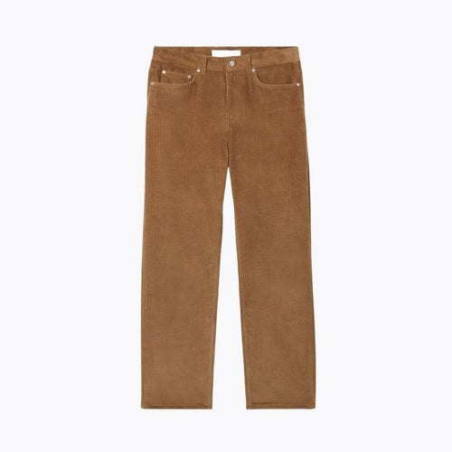 5-Pocket Straight Fit Velours-Hose Vandhlr Braun S 