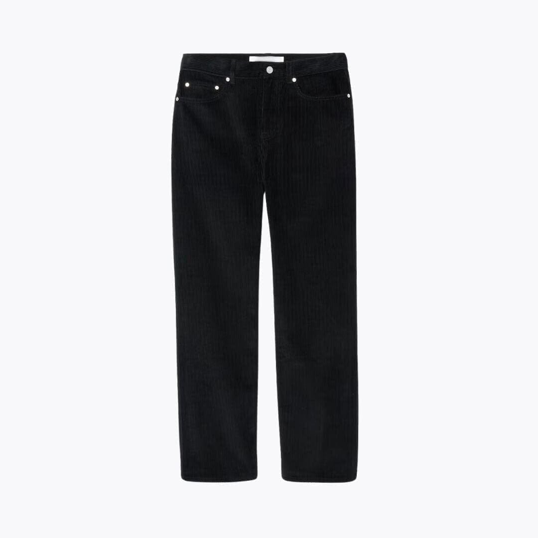 5-Pocket Straight Fit Velours-Hose Vandhlr Schwarz S 