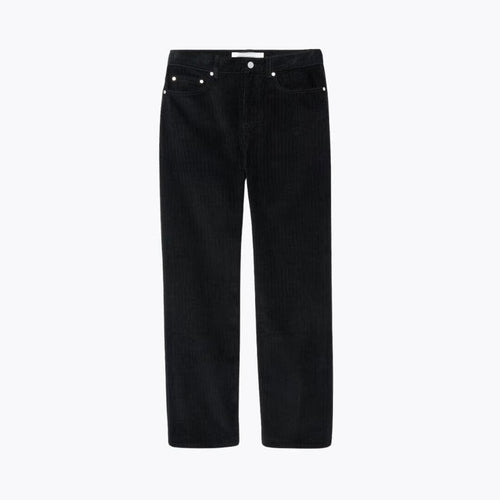 5-Pocket Straight Fit Velours-Hose Vandhlr Schwarz S 