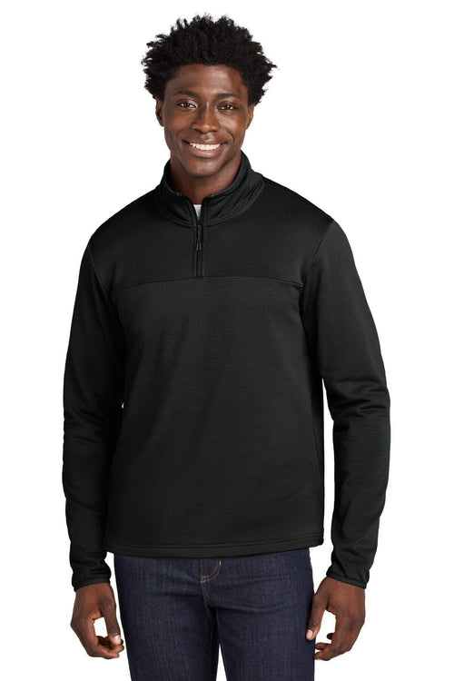 Aim 1/4-Zip Fleecejacke Vandhlr Schwarz S 