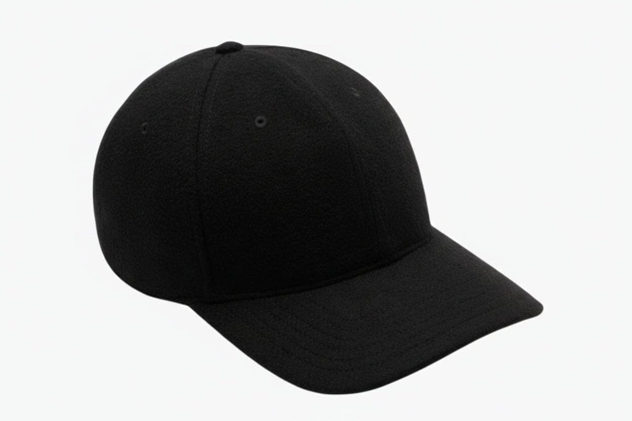 Baseball Cap Aus Wollfilz Vandhlr Schwarz 