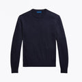 Baumwolle-Kaschmir Rundhals Pullover Vandhlr Marineblau S 