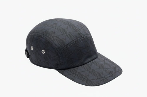 Bedruckte Twill Jockey Kappe Vandhlr Dunkelgrau / Schwarz 