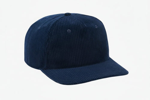 Bestickte Golf-Kappe Aus Cord Vandhlr Mitternachtsblau 