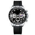 Chronograph Mit Datumsanzeige Vandhlr Silber Schwarz 