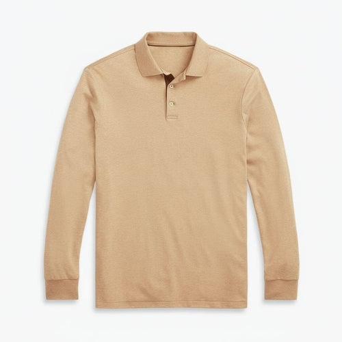 Classic Fit Polo-Shirt Aus Weicher Baumwolle Vandhlr Classic Kamel Meliert S 