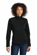 Damen Ridgewall Softshell-Jacke Mit Brustlogo Vandhlr Schwarz S 