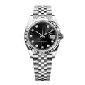 Datejust Diamant Schwarzes Zifferblatt Jubilee 41mm Vandhlr 