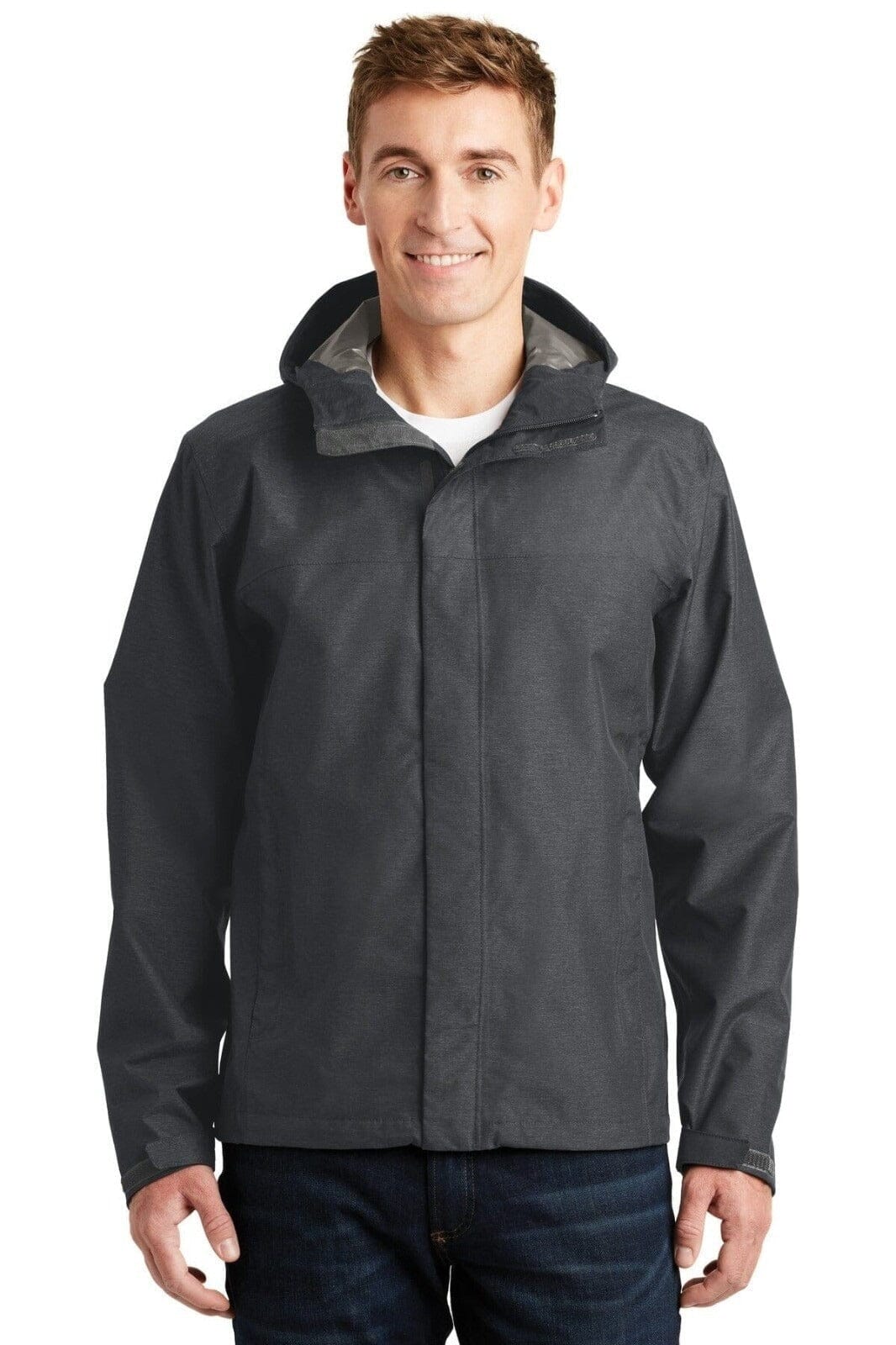 Dryvent Regenjacke Vandhlr Dunkelgrau Meliert S 