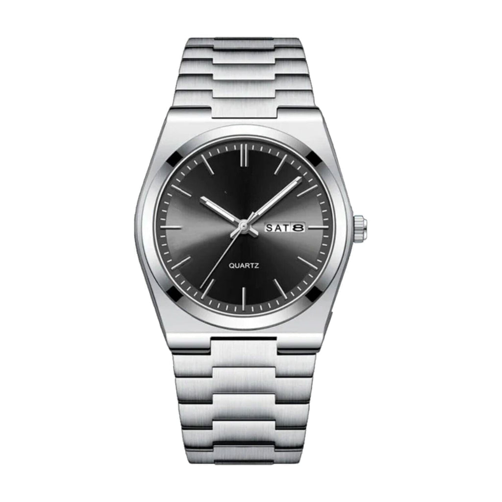 Essenza 40mm Uhr - Wasserdicht | Edelstahl Vandhlr Silber Schwarz 