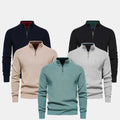 Gerippter Zip-Pullover Premium Vandhlr Schwarz S 