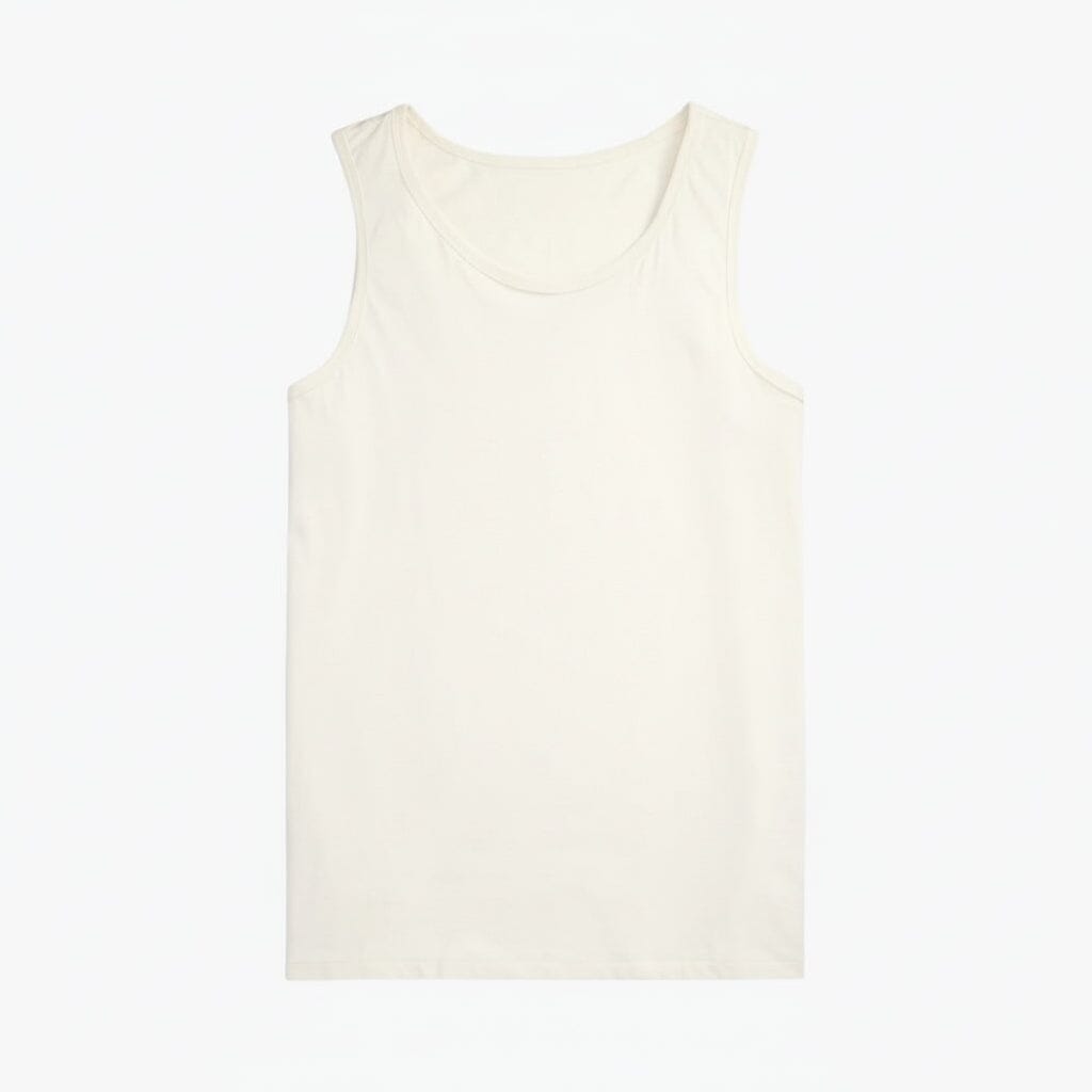 Gewaschenes Jersey Tank-Top Vandhlr Creme S 