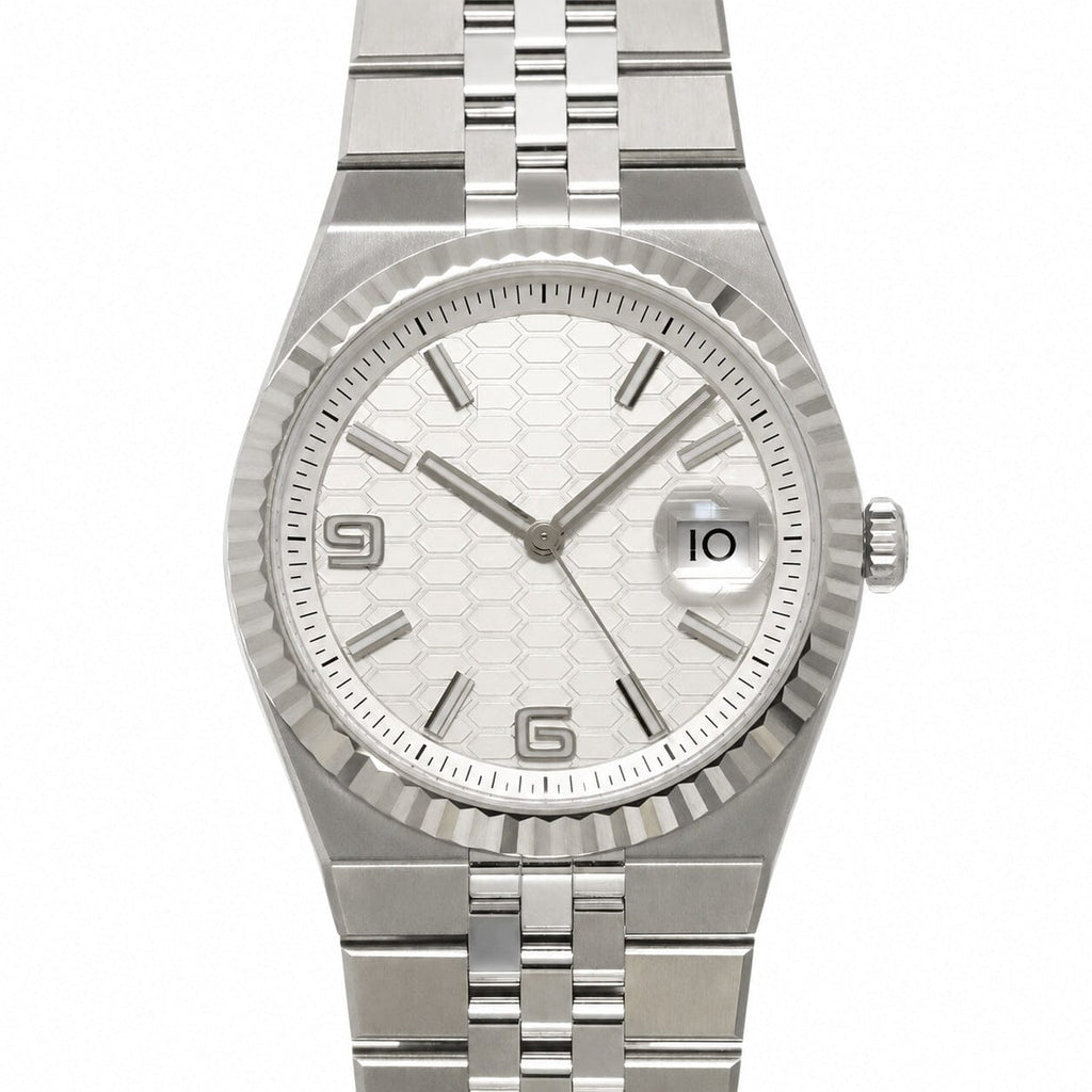 Land-Dweller 127334 "weißes Zifferblatt" 40mm Vandhlr 