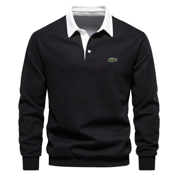 Modern Polo Sweatshirt - Räumungsverkauf Vandhlr Schwarz S 