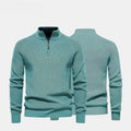Modern Rundhals-Strickpullover Vandhlr Grün S 
