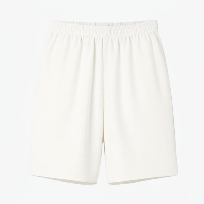 Tennis-Shorts Aus Bedrucktem Diamant-Taft