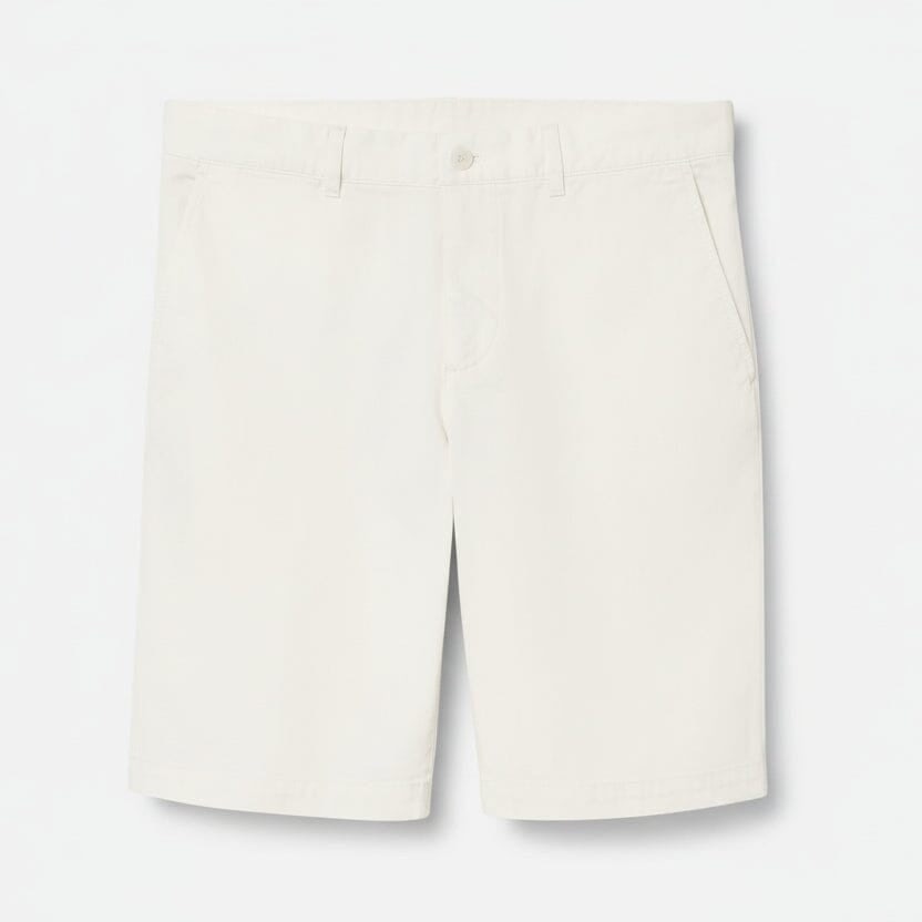 Slim Fit Stretch Baumwoll-Chino Shorts