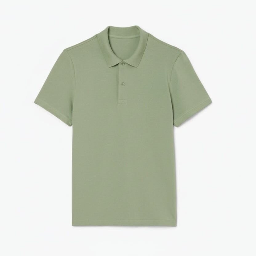 Regular Fit Poloshirt Aus Baumwoll-Mix