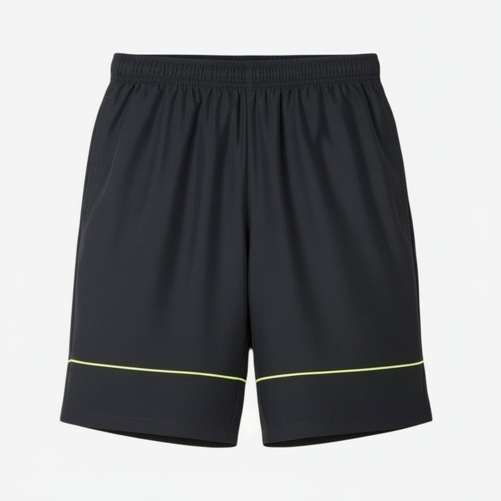 Tennis-Shorts Aus Bedrucktem Diamant-Taft
