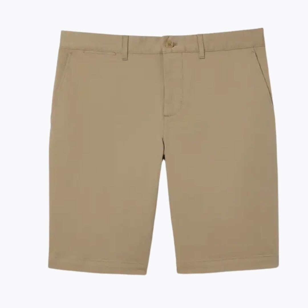 Slim Fit Stretch Baumwoll-Chino Shorts