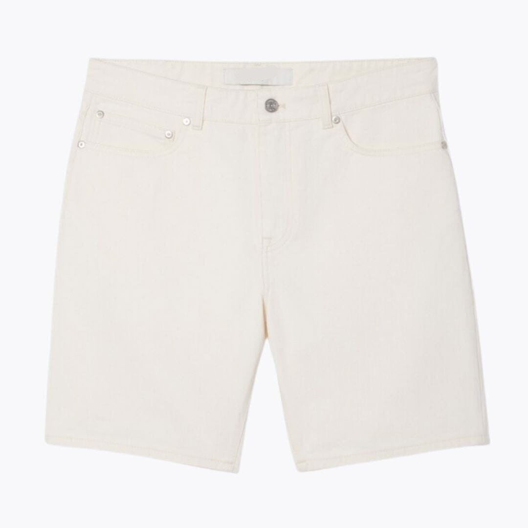 Straight Fit Denim Bermuda Shorts Für Herren