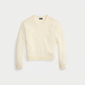Polo Bear Baumwoll-Pullover Mit Rundhalsausschnitt Vandhlr Pergament Creme S 