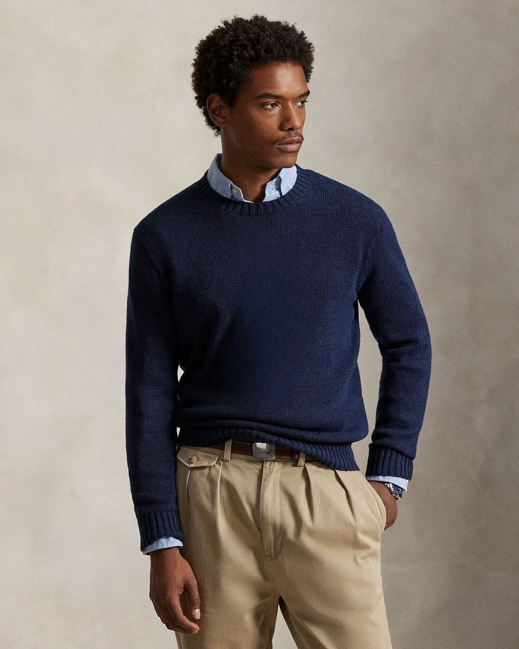 Polo Bear Baumwolle-Leinen Pullover Vandhlr 