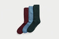 Polo Bear Crew Socken 3er-Geschenkset Vandhlr Blau/Grün/Weinrot 