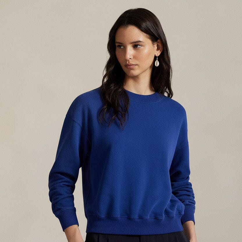Polo Bear Leichtes Fleece-Shirt mit Rundhalsausschnitt Stiladel 