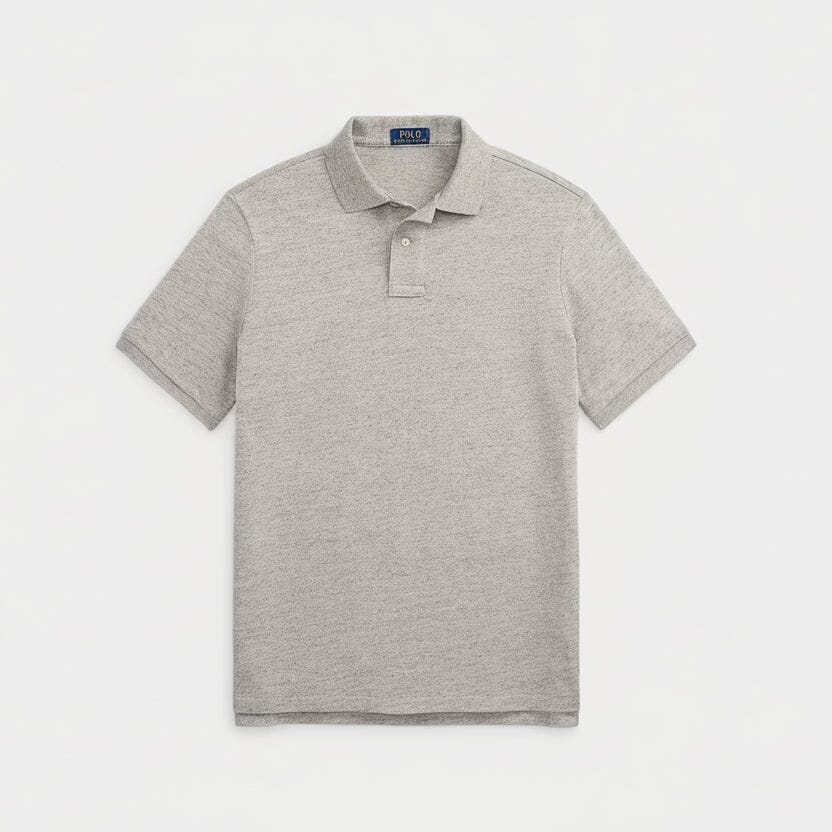 Polohemd mit klassischer Passform und Mesh-Einsatz Stiladel Loft Heather S 