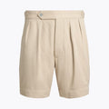 Relaxed Fit Plissierte Twill Shorts Vandhlr Khaki 28 