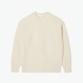Relaxed Fit Pullover Aus Wolle Mit Patchwork-Effekt Vandhlr Weiß S 