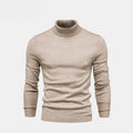 Rollkragen Zopfmuster Woll-Strickpullover Vandhlr Beige S 
