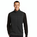 Sweater Fleece Weste Vandhlr Schwarz Meliert S 