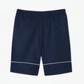 Tennis-Shorts Aus Bedrucktem Diamant-Taft Vandhlr Marineblau S 