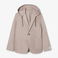 Twill-Blazer Mit Kapuze Vandhlr Grau S 