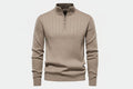 Zip Classic Strickpullover Vandhlr Beige S 